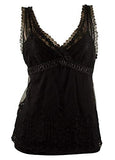 Women's Lace Tank-PB-S Polo Black