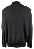 POLO RALPH LAUREN Men's Big & Tall Mesh Knit Cotton Quarter Zip Sweater Blck 3XB Black