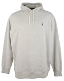 Polo Ralph Lauren Men's Big & Tall Fleece Hoodie Grey 4XB