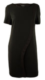 Tahari by ASL Women's Kevin Embossed Stripe Shift Dress-B-14