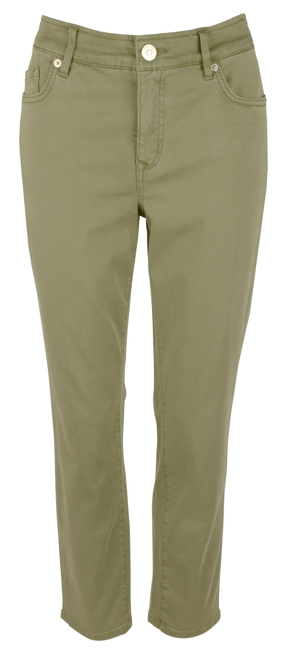 Tommy Bahama Women's Boracay Beach Ankle Jeans Style Pants 4 Tea Leaf