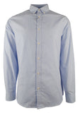 Michael Kors Men's Long Sleeve Striped Tailored Classic Fit Shirt