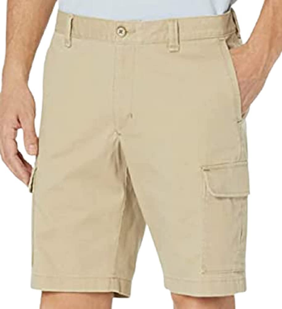 Tommy Bahama Men's Coastal Key Twill Cargo Casual Shorts Beige 30
