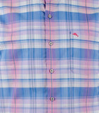 Men's Sarasota Stretch Prismatic Long Sleeve Button-Down Shirt Medium