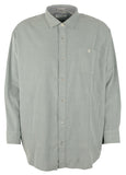 Tommy Bahama Men's Big & Tall Long Sleeve Coastline Cord Sandwash Camp Shirt (Dk Fern, 4XLT)