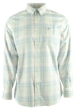 Southern Tide Men's Gibbes Island Plaid Long Sleeve Shirt Pink Grapefruit Small
