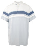 Michael Kors Men's Striped Short Sleeved Polo Shirt LC XXL
