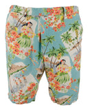 Ralph Lauren Men's Linen/Cotton Blend Slim Flat Front Shorts-M-40