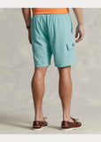 POLO RALPH LAUREN Men's 8.5-Inch Kailua Classic Fit Swim Trunk (Small, Hammond Blue)
