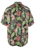 Tommy Bahama Men's Big and Tall Tahitian Tweets Camp Shirt-BLK-3XLB Multi