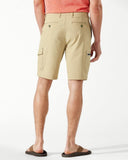Tommy Bahama Cayman Isles IslandZone 10 Inch Cargo Shorts (Stone Khaki, 30)