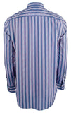 Camisas de manga larga a rayas Ikat Rabat para hombre de Tommy Bahama, color océano profundo, talla mediana