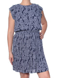 Michael Kors Women's Samara Paisley Pleat Dress