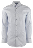 Hugo Boss Men's Sharp Fit Easy Iron Long Sleeve Dress Shirt Pastel Blue 15-32/33