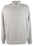 Sudadera reversible con media cremallera Flipshore de Tommy Bahama para hombre, talla grande y alta, color lichi jaspeado, talla 2XL