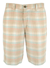 Tommy Bahama Men's Plaid De Leon Reversible 10-Inch Linen Shorts-SK-30
