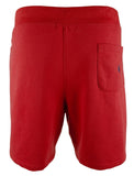 POLO RALPH LAUREN Men's Big Tall Fleece Flag Drawstring Shorts Red