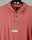 Customer Return Michael Kors Men's Bryant Stretch Pima Cotton Polo Shirt Faded Coral 2XL