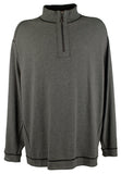 Tommy Bahama Sudadera de manga larga Flipshore para hombre, talla grande y alta, color ébano, talla XLT