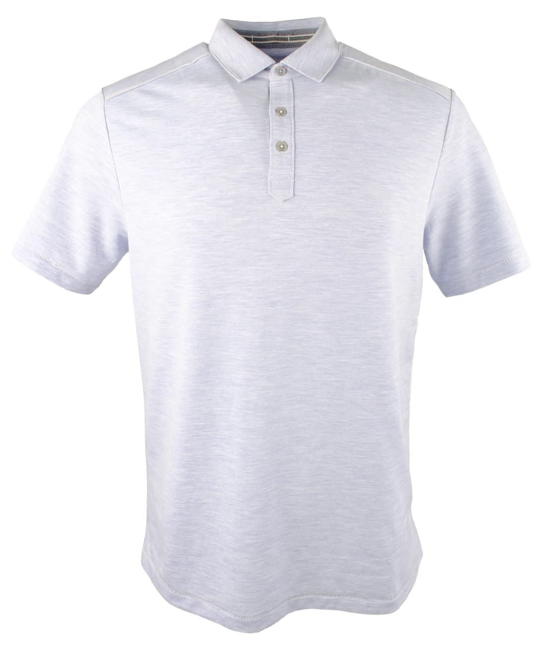 Tommy Bahama Men's Coasta Vera Short Sleeve Polo Shirt Dark Cobalt Small