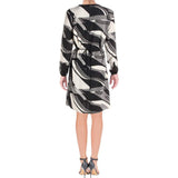 Ralph Lauren Women's Print Crepe Drawstring Dress