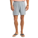Southern Tide Men's Rip Channel Roswell Active Short 6 Steel Grey Small