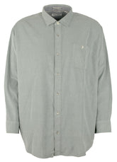 Tommy Bahama Men's Big & Tall Long Sleeve Coastline Cord Sandwash Camp Shirt (Dk Fern, 3XLT)