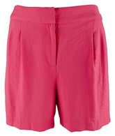 Vince Camuto Women's Summer Heat Solid Pull On Shorts Fuchsia 6
