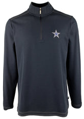 Tommy Bahama Erkek NFL Kovboyları Uzun Kollu Sweatshirt Kovboy Mavisi Küçük