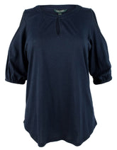 Women's Cold-Shoulder Keyhole Top-I-L