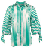 Customer Return Lauren Ralph Lauren Women's Striped Button-Down Shirt-G-L