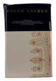 Ralph Lauren Home Camile Paisley Standard Sham Coral Chambray 20 x 28 IN