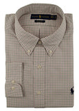 Ralph Lauren Men's Twill Tattersal Dress Shirt Lvndr 15.5 (32 33)