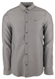 Men's Slim Fit Long Sleeves Shirt Blk Medium