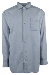 Tommy Bahama Men's Big & Tall Check Long Sleeve Shirt ODp XLT