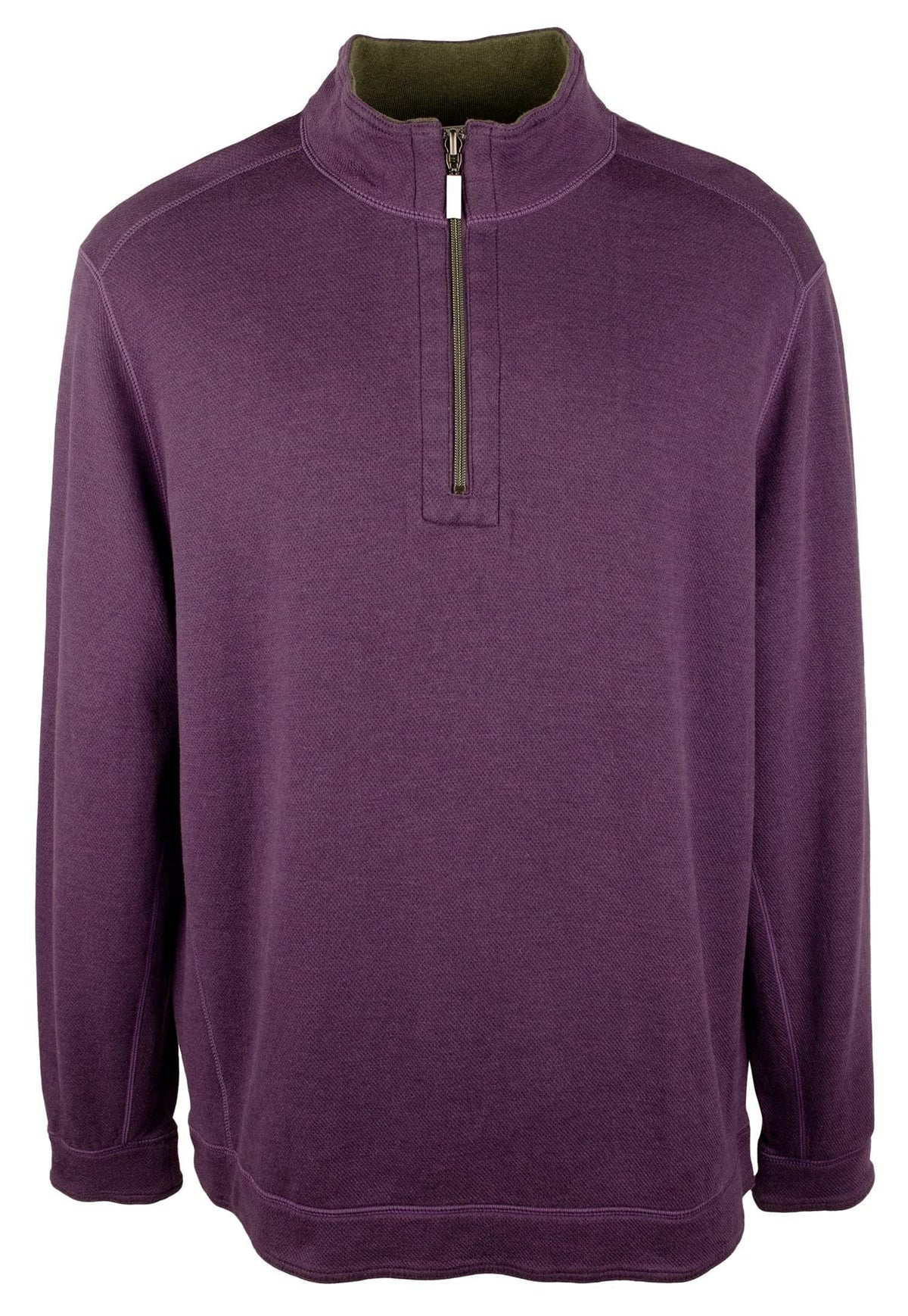 Tommy Bahama Men's Big & Tall Flipshore Reversible Pullover Shirt Regal Purple 3XLT