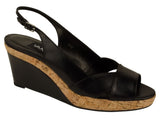 Vaneli Women's Wedge Heel Peep Toe Shoes Sandals-9M