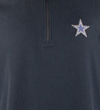 Tommy Bahama Erkek NFL Kovboyları Uzun Kollu Sweatshirt Kovboy Mavisi Küçük