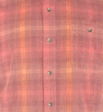 Tommy Bahama Men's Big & Tall Long Sleeve Coastline Cord Redwood Check Camp Shirt (New Red Sail, 4XB)