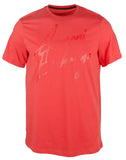 Emporio Armani Men's Graphic Logo Lettering Slim Fit T-Shirt Rd Large Red