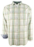 Tommy Bahama Men's Walk About Plaid Long Sleeve Shirt