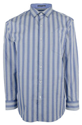 Tommy Bahama Men's Checks on the Beach Long Sleeve Button Down-DC-Medium