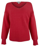 Tommy Bahama Women's Bonita Sequin Ottoman V Neck Sweater