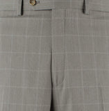 Ralph Lauren Men's Comfort Flex Flat Front Dress Pants 36WX32L Light Grey