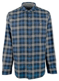 Tommy Bahama Men's Big & Tall Canyon Beach Cozy Check Long Sleeve Woven Shirt 2XB