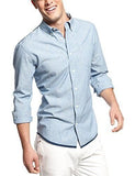 Tommy Hilfiger Men's Dixie Chambray Shirt LC XL