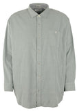 Tommy Bahama Men's Big & Tall Long Sleeve Coastline Cord Sandwash Camp Shirt Dark Fern 4XLT