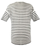 Eileen Fisher Women's Striped V Neck Short Sleeve Sweater