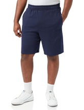 A|X ARMANI EXCHANGE Men's Embossed Ribbon Logo Organic Cotton Shorts, Navy