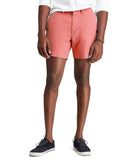 Nantucket Red Ralph Lauren Polo Mens 6 Inch Flat Front Chino Short Khaki Shorts (38,...